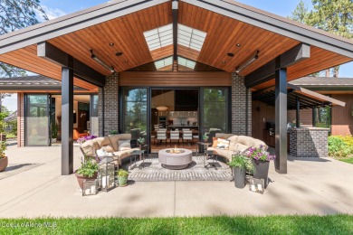 This impressive property effortlessly combines mid-century on Gozzer Ranch Golf and Lake Club in Idaho - for sale on GolfHomes.com, golf home, golf lot