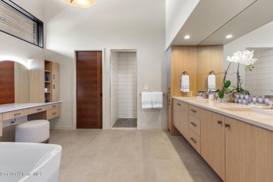 This impressive property effortlessly combines mid-century on Gozzer Ranch Golf and Lake Club in Idaho - for sale on GolfHomes.com, golf home, golf lot