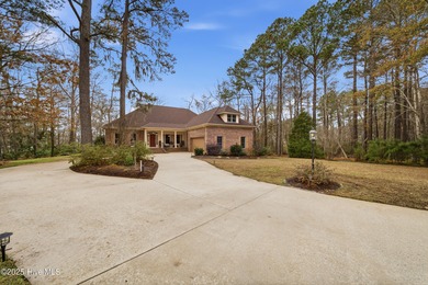 Coastal magnificence! This gorgeous brick home on nearly one on Sound Golf Links at Albemarle Plantation in North Carolina - for sale on GolfHomes.com, golf home, golf lot