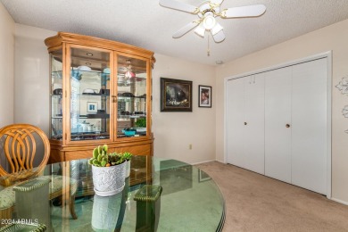 Enjoy the best of active adult living in this charming 3-bedroom on Sun City Country Club in Arizona - for sale on GolfHomes.com, golf home, golf lot