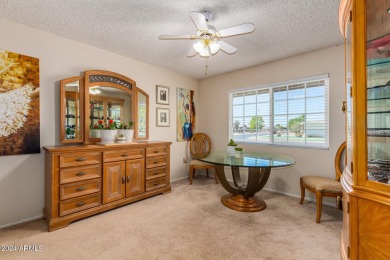 Enjoy the best of active adult living in this charming 3-bedroom on Sun City Country Club in Arizona - for sale on GolfHomes.com, golf home, golf lot