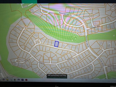 GREAT LOCATION...PONCE DE LEON GOLF COURSE...89 FEET ON THE GOLF on Ponce De Leon Golf Course in Arkansas - for sale on GolfHomes.com, golf home, golf lot