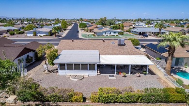 Enjoy the best of active adult living in this charming 3-bedroom on Sun City Country Club in Arizona - for sale on GolfHomes.com, golf home, golf lot