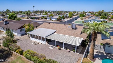 Enjoy the best of active adult living in this charming 3-bedroom on Sun City Country Club in Arizona - for sale on GolfHomes.com, golf home, golf lot