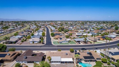 Enjoy the best of active adult living in this charming 3-bedroom on Sun City Country Club in Arizona - for sale on GolfHomes.com, golf home, golf lot