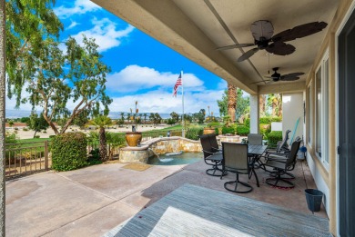 Perched on an elevated 7,841 sq. ft. lot overlooking the 9th on Golf Club At La Quinta in California - for sale on GolfHomes.com, golf home, golf lot
