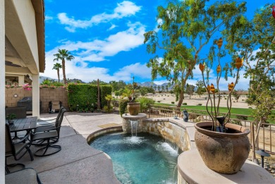 Perched on an elevated 7,841 sq. ft. lot overlooking the 9th on Golf Club At La Quinta in California - for sale on GolfHomes.com, golf home, golf lot