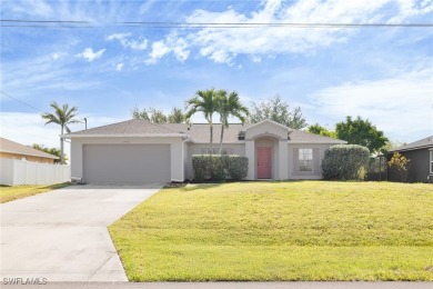 Comfort, convenience, and potential await a savvy homeowner or on Burnt Store Golf Club in Florida - for sale on GolfHomes.com, golf home, golf lot