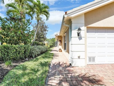 Discover this inviting, fully furnished VillageWalk of Bonita on Palmira Golf and Country Club in Florida - for sale on GolfHomes.com, golf home, golf lot