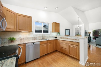 Enjoy easy living in one of Fort Collins' most distinctive on Adriel Hills Golf Course in Colorado - for sale on GolfHomes.com, golf home, golf lot