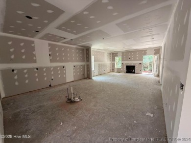 Now available and nearing completion, the 'Emeline' single level on Foxfire Golf and Country Club in North Carolina - for sale on GolfHomes.com, golf home, golf lot