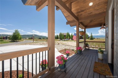 Stunning custom home was completed in 2022 sits on the first on Grand Elk Ranch and Club in Colorado - for sale on GolfHomes.com, golf home, golf lot