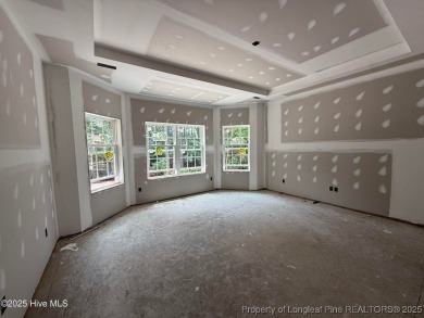 Now available and nearing completion, the 'Emeline' single level on Foxfire Golf and Country Club in North Carolina - for sale on GolfHomes.com, golf home, golf lot