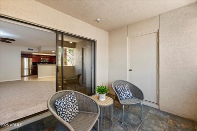 Discover comfort and style in this upgraded 2-bed, 1-bath corner on Arizona Biltmore Golf and Country Club in Arizona - for sale on GolfHomes.com, golf home, golf lot