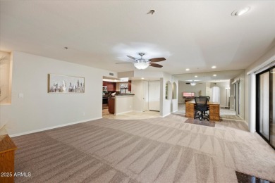 Discover comfort and style in this upgraded 2-bed, 1-bath corner on Arizona Biltmore Golf and Country Club in Arizona - for sale on GolfHomes.com, golf home, golf lot