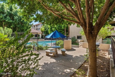 Discover comfort and style in this upgraded 2-bed, 1-bath corner on Arizona Biltmore Golf and Country Club in Arizona - for sale on GolfHomes.com, golf home, golf lot
