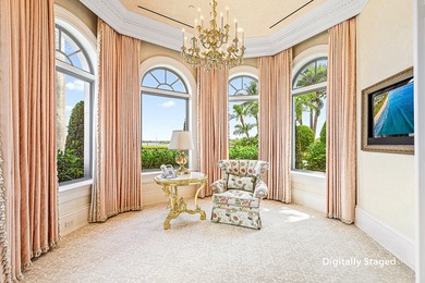 Introducing a palatial waterfront estate on a double lot in the on Jonathans Landing Golf Club in Florida - for sale on GolfHomes.com, golf home, golf lot
