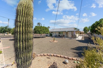 Cute detached home to be sold furnished,  in a prime Sun City on Sun City South Golf Course in Arizona - for sale on GolfHomes.com, golf home, golf lot