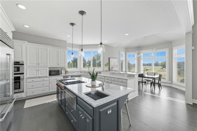 This show-stopping 1.5-story residence offers over 7,000 square on Nicklaus Golf Club At LionsGate in Kansas - for sale on GolfHomes.com, golf home, golf lot