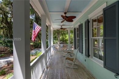 Designed by Allison Ramsey, this beloved 4BR/3.5BA Lowcountry on Haig Point Golf Club in South Carolina - for sale on GolfHomes.com, golf home, golf lot