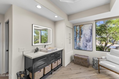 Experience modern desert luxury in this completely updated on The Boulders Resort Golf Club in Arizona - for sale on GolfHomes.com, golf home, golf lot