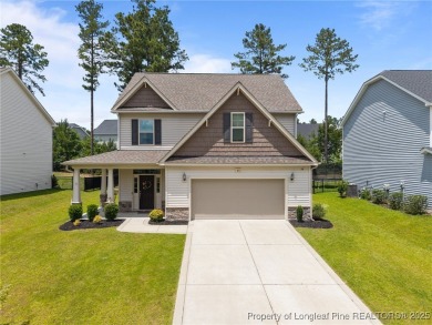 Stunning and spacious four-bedroom home with a versatile bonus on Anderson Creek Golf Club in North Carolina - for sale on GolfHomes.com, golf home, golf lot