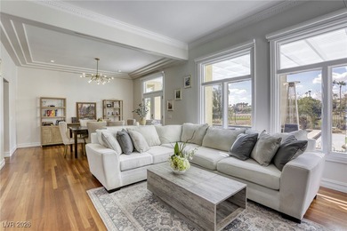 Inside exclusive gates of Canyon Gate, this elegant golf villa on Canyon Gate Country Club in Nevada - for sale on GolfHomes.com, golf home, golf lot