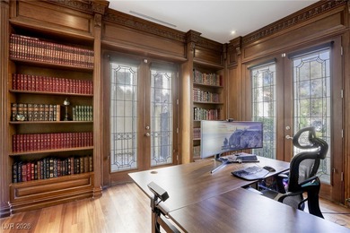 Inside exclusive gates of Canyon Gate, this elegant golf villa on Canyon Gate Country Club in Nevada - for sale on GolfHomes.com, golf home, golf lot