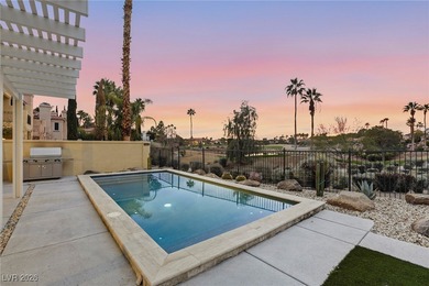 Inside exclusive gates of Canyon Gate, this elegant golf villa on Canyon Gate Country Club in Nevada - for sale on GolfHomes.com, golf home, golf lot