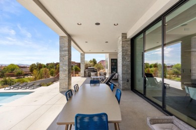 Entering through the striking metal-glass front door into a on The Ledges Golf Club in Utah - for sale on GolfHomes.com, golf home, golf lot