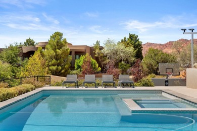 Entering through the striking metal-glass front door into a on The Ledges Golf Club in Utah - for sale on GolfHomes.com, golf home, golf lot