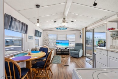 Welcome to this cozy and efficient 1-bedroom manufactured home on Del Tura Golf and Country Club in Florida - for sale on GolfHomes.com, golf home, golf lot