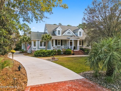 Nestled on over 1 1/2 acres in a beautiful maritime forest on Lockwood Folly Country Club in North Carolina - for sale on GolfHomes.com, golf home, golf lot