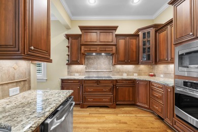 This French Provincial, Ammons' Model Home in Heritage sits on on Heritage Golf Club in North Carolina - for sale on GolfHomes.com, golf home, golf lot