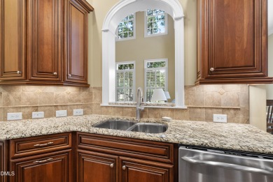 This French Provincial, Ammons' Model Home in Heritage sits on on Heritage Golf Club in North Carolina - for sale on GolfHomes.com, golf home, golf lot