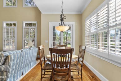 This French Provincial, Ammons' Model Home in Heritage sits on on Heritage Golf Club in North Carolina - for sale on GolfHomes.com, golf home, golf lot