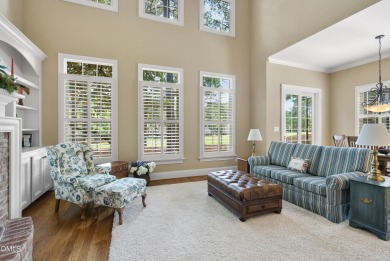 This French Provincial, Ammons' Model Home in Heritage sits on on Heritage Golf Club in North Carolina - for sale on GolfHomes.com, golf home, golf lot