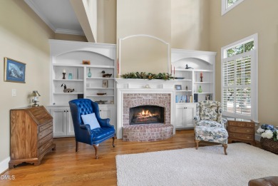This French Provincial, Ammons' Model Home in Heritage sits on on Heritage Golf Club in North Carolina - for sale on GolfHomes.com, golf home, golf lot