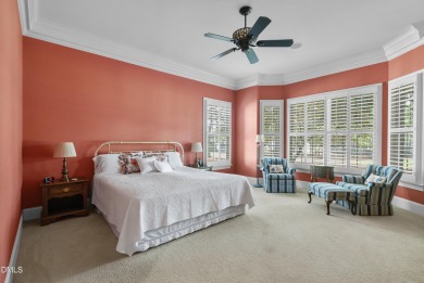 This French Provincial, Ammons' Model Home in Heritage sits on on Heritage Golf Club in North Carolina - for sale on GolfHomes.com, golf home, golf lot