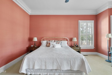 This French Provincial, Ammons' Model Home in Heritage sits on on Heritage Golf Club in North Carolina - for sale on GolfHomes.com, golf home, golf lot