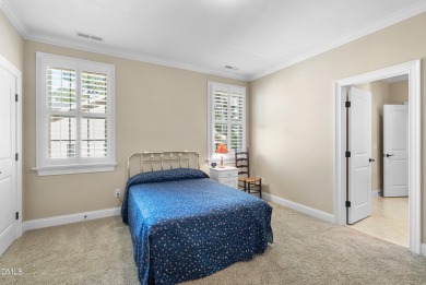 This French Provincial, Ammons' Model Home in Heritage sits on on Heritage Golf Club in North Carolina - for sale on GolfHomes.com, golf home, golf lot