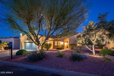 Step into refined luxury with this exquisite 2-bedroom + Den on Corte Bella Golf Club in Arizona - for sale on GolfHomes.com, golf home, golf lot