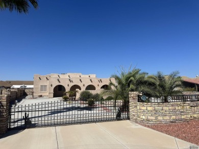 Incredible Mountain views off the front courtyard of this on Foothills Executive Golf Course in Arizona - for sale on GolfHomes.com, golf home, golf lot