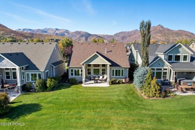Welcome to 587 W Bayhill Dr-a pristine Craftsman style retreat on Homestead Golf Club and Resort in Utah - for sale on GolfHomes.com, golf home, golf lot