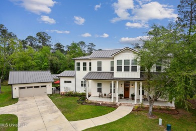 Beautiful custom built home with fantastic view of entire on Diamondhead Country Club in Mississippi - for sale on GolfHomes.com, golf home, golf lot