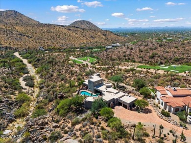 Discover the epitome of luxury living w/this stunning custom on Troon Country Club in Arizona - for sale on GolfHomes.com, golf home, golf lot