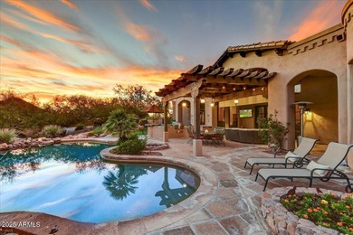 Perched on a hill inside the prestigious Superstition Mountain on Superstition Mountain Club - Lost Gold in Arizona - for sale on GolfHomes.com, golf home, golf lot