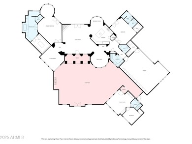 Perched on a hill inside the prestigious Superstition Mountain on Superstition Mountain Club - Lost Gold in Arizona - for sale on GolfHomes.com, golf home, golf lot