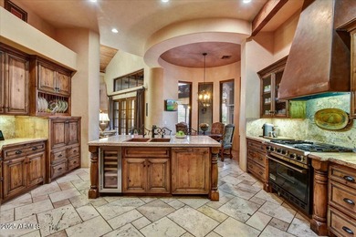 Perched on a hill inside the prestigious Superstition Mountain on Superstition Mountain Club - Lost Gold in Arizona - for sale on GolfHomes.com, golf home, golf lot