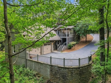 Oh my goodness! This home is an actual cabin and is amazing on Big Canoe Golf Club - Cherokee in Georgia - for sale on GolfHomes.com, golf home, golf lot